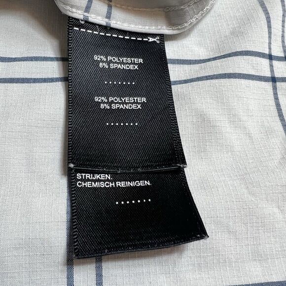 Harley Davidson H-D Performance Shirt White Plaid Mens XXL Biker Windowpane - Picture 6 of 9